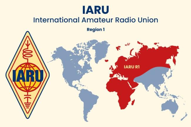 IARU Band plan, CQ Zone, ITU Zone - 1