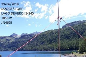 I1-245 by IZ2QGF - 2018 - Lago Deveno (VB.)
Ref. I1-245
IZ2QGF/1 qrp  29-06-2018